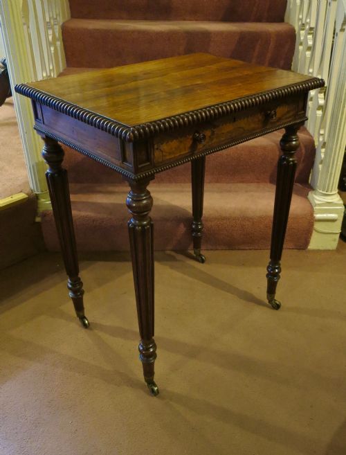 Pretty Rosewood Side Table by Gillows