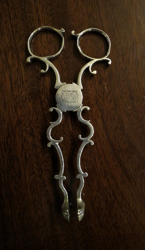 18th Century Silver Sugar Nips