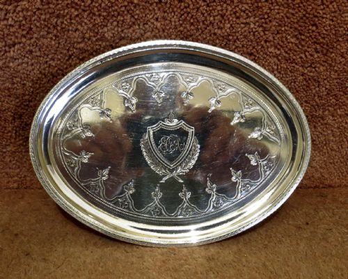 18th  Century Oval Silver Teapot Stand