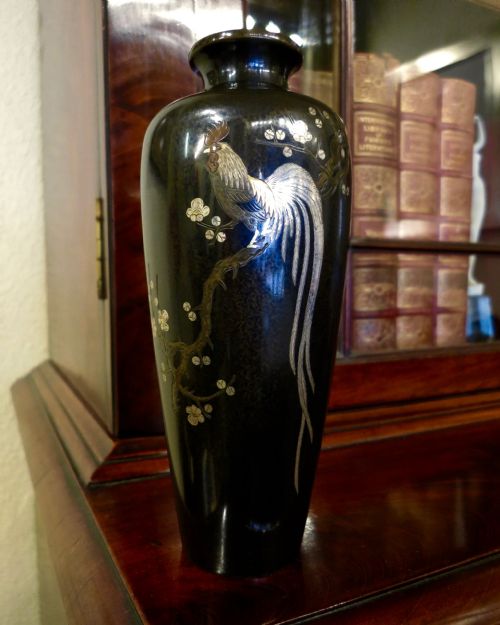 Japanese Meiji Period Bronze Vase
