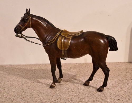 Large "Vienna" Cold-painted Bronze Hunter