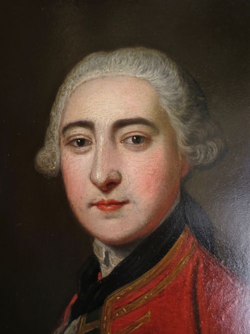 fig 1. GEORGIAN (DATED 1763) PORTRAIT ON COPPER
