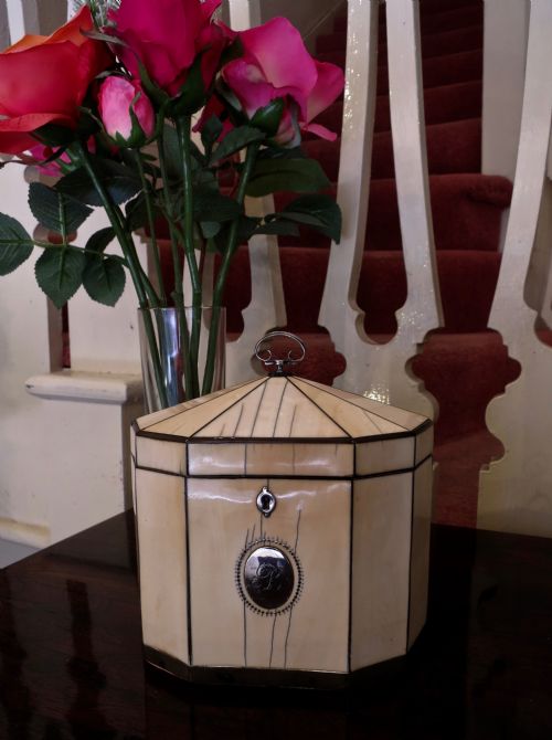 Late 18th Century Ivory Tea Caddy