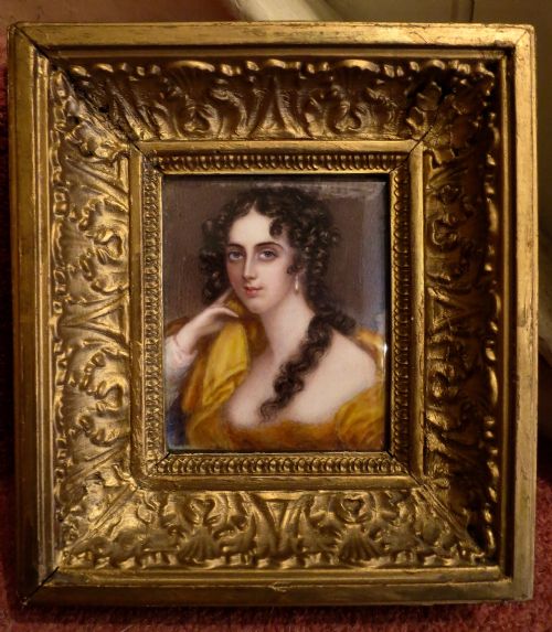 A Delightful Miniature Framed Portrait