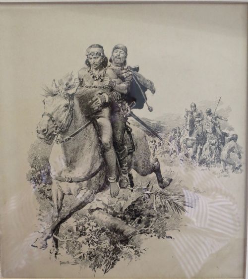 Fortunino Matania: Pen-and-ink Drawing
