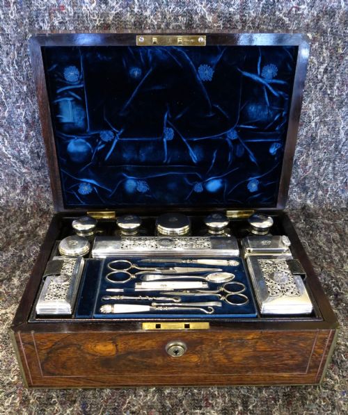 Very Fine Lady's Dressing/jewellery Case