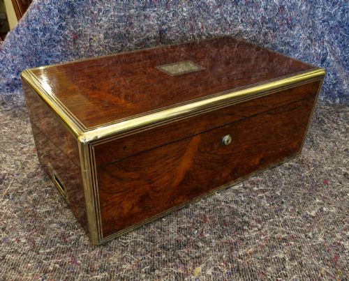 Large Complex Rosewood Writing Box