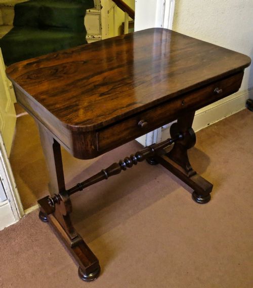 Pretty Rosewood Writing or Library Table