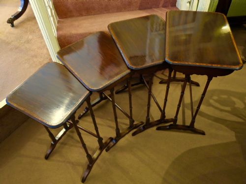 Good Nest of Four Edwardian Tables