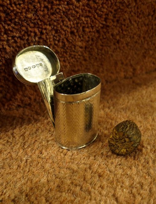 A Very Fine Silver Nutmeg Grater