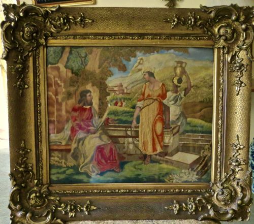 A Fine Large Needlework Picture