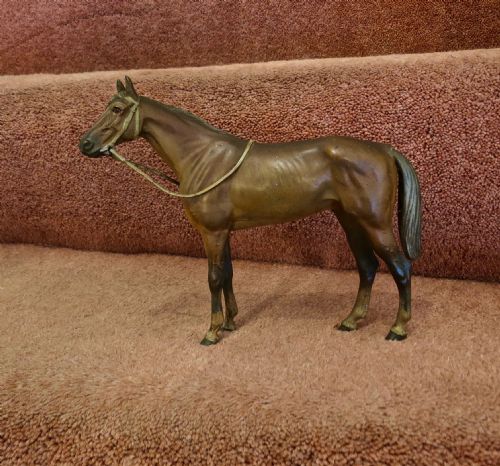 Vienna "Coldpainted" Bronze Racehorse