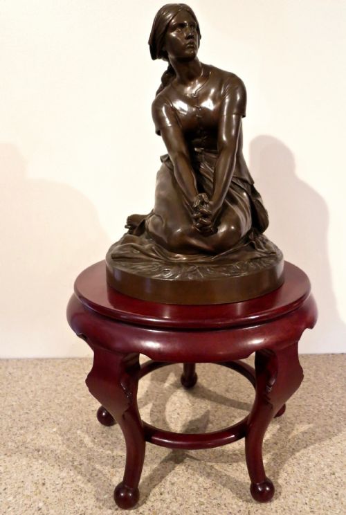 Good French Bronze: "Joan of Arc"