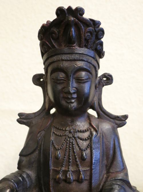 fig 1. EARLY ORIENTAL BRONZE DEITY FIGURE GROUP