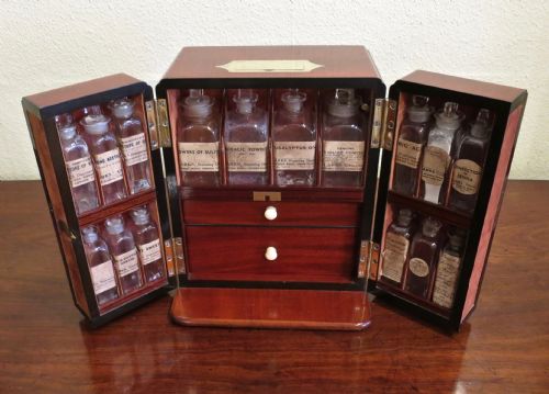 Large Fully Fitted Apothecary's Cabinet