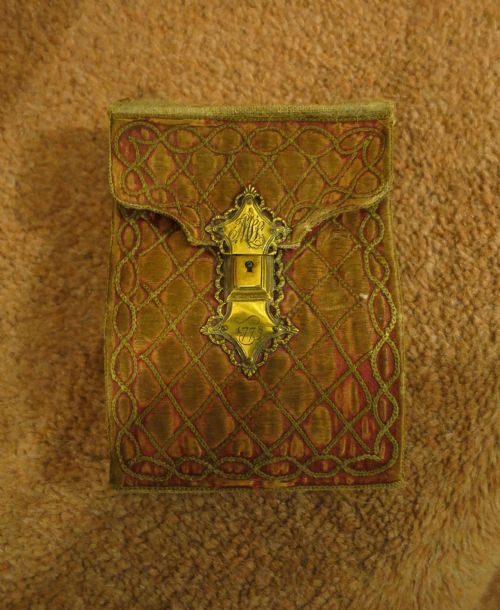 Rare Silk Wallet Dated 1778