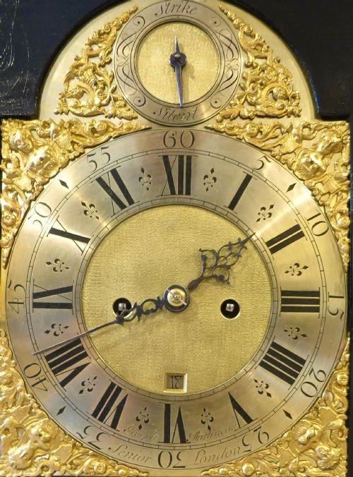 fig 1. 18TH CENTURY QUARTER REPEATING BRACKET CLOCK