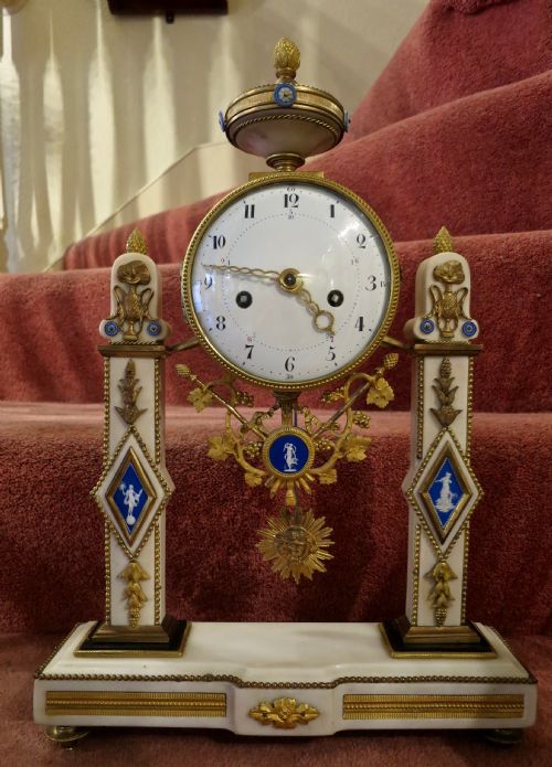 Late 18th Century French "Portico" Clock