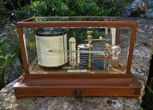 Edwardian Fully Working 8-Day Barograph