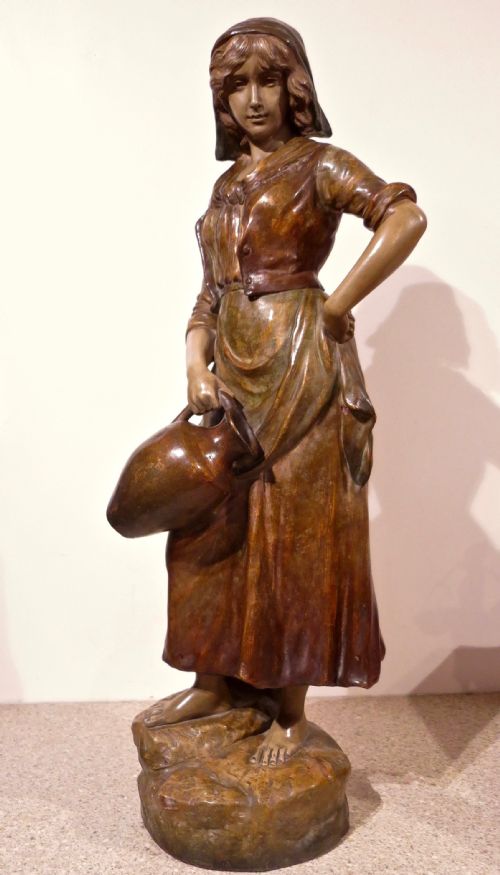 Large Goldscheider Terracotta Figure