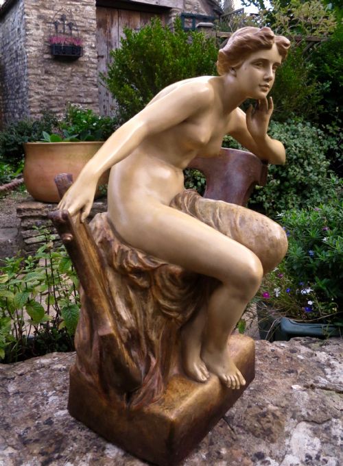 fig 1. A LARGE GOLDSCHEIDER TERRACOTTA FIGURE