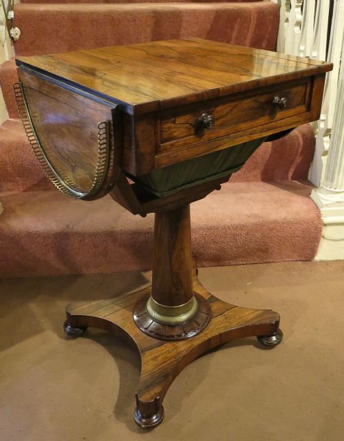 Regency Rosewood Metamorphic Games/work Table