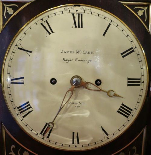 fig 2. FINE REGENCY BRACKET CLOCK BY JAMES McCABE