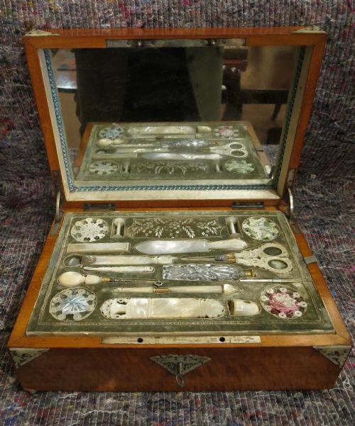 Spectacular 'Palais Royale' Fitted Sewing Box
