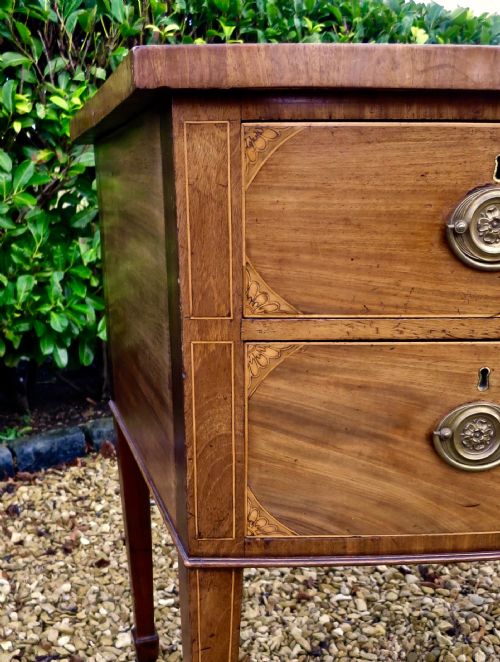 fig 1. FINE LARGE GEORGIAN BOW-FRONTED SIDEBOARD