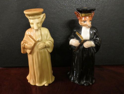 Two Royal Worcester Porcelain Candle-snuffers