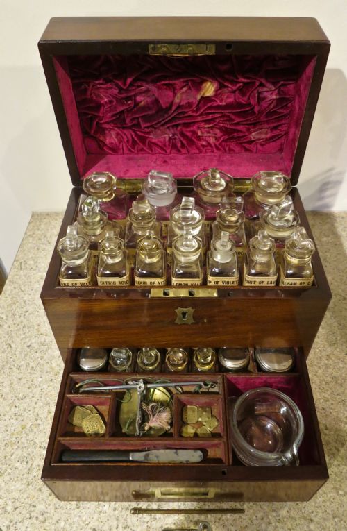 Beautifully Fitted Apothecary's Box
