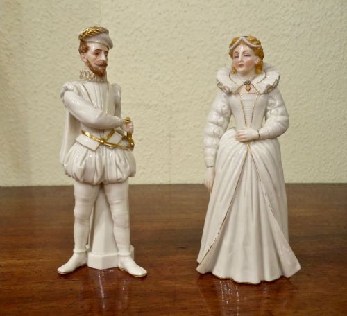 Superb Pair of Royal Worcester Figures