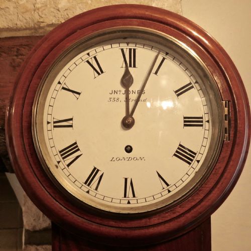 fig 1. A PRETTY 8-INCH DROP-DIAL WALL CLOCK