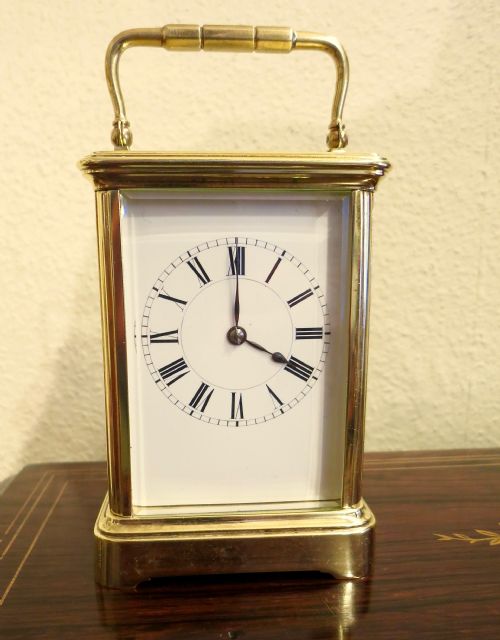 fig 1. FINE FRENCH CARRIAGE CLOCK BY JACOT