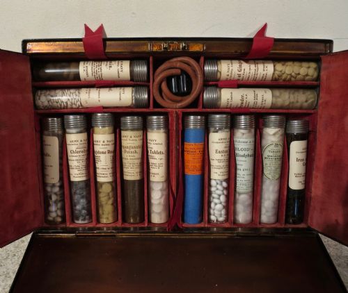 Edwardian Military Box of Medical Supplies