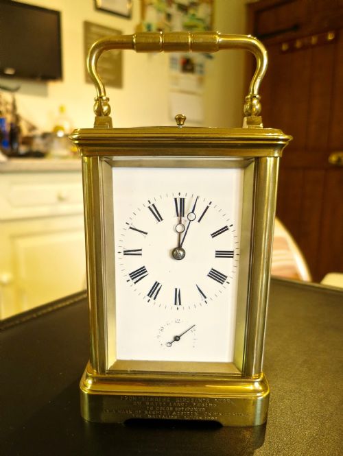French Repeating Carriage Clock
