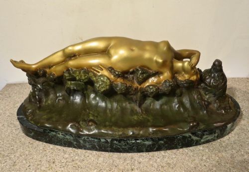 French Gilt-bronze "Sea Nympth"