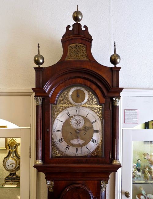 fig 1. A FINE LONDON PROVINCIAL LONGCASE CLOCK