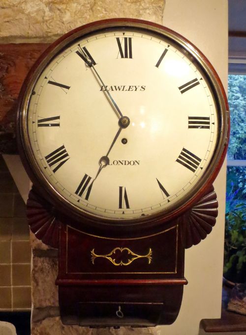 Regency London-made Drop-dial Wall Clock