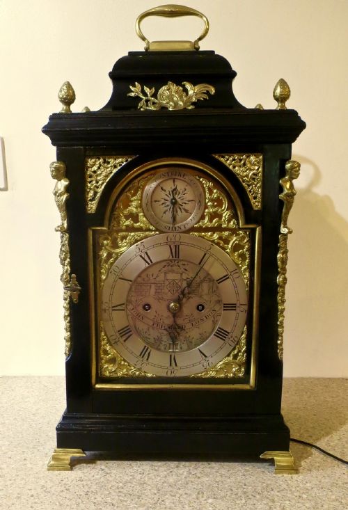 Fine 18th Century Verge Bracket Clock, John Pritchard of London.