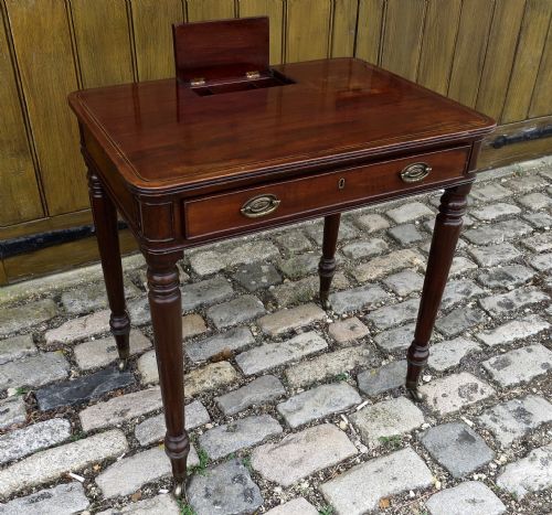 Gillows: A Small Mahogany Writing Table