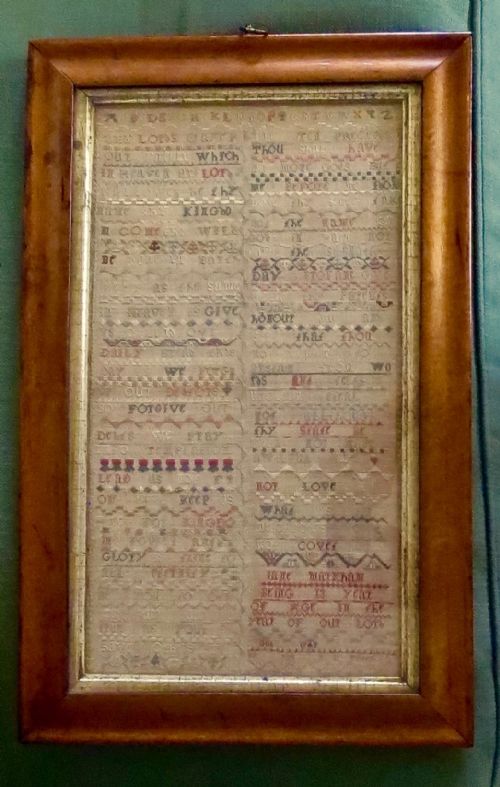 George II Sampler Dated 1742