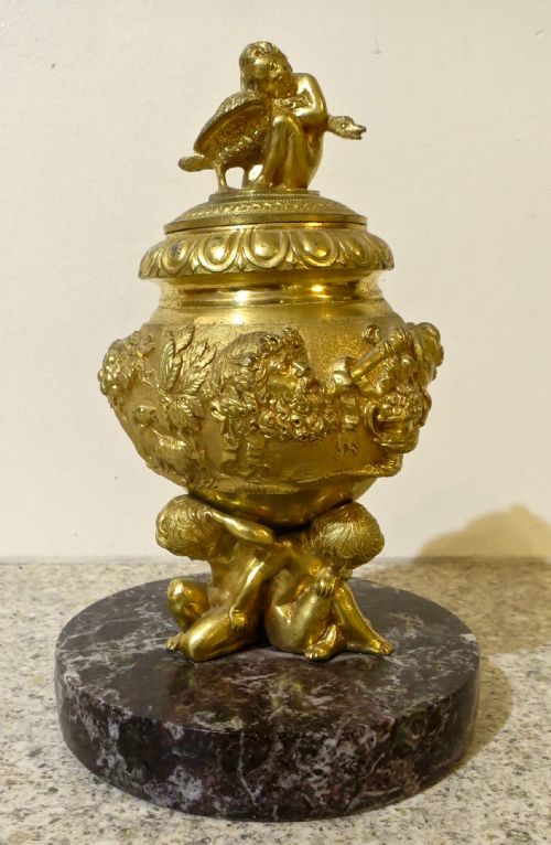 Fine French Ormolu Ink Stand
