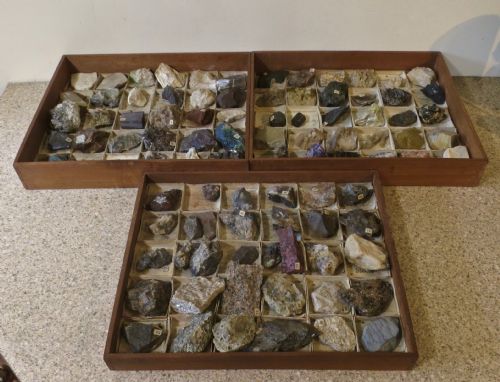 fig 1. A PROFESSIONAL COLLECTION OF MINERAL SPECIMENS