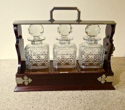 Late 19th Century Mahogany Tantalus
