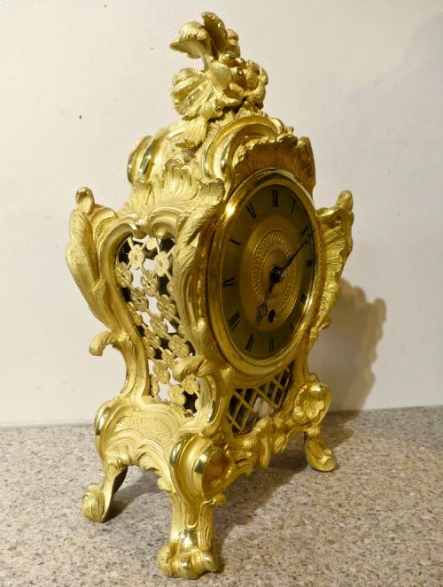fig 1. VERY FINE QUALITY FRENCH ORMOLU CLOCK