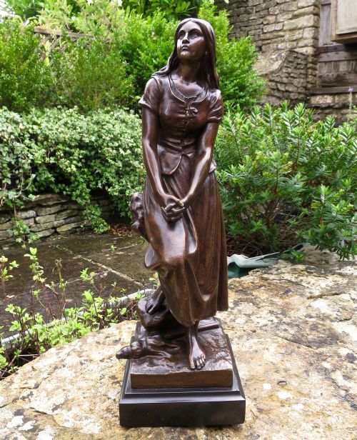 Fine Bronze Sculpture:  "Joan of Arc"