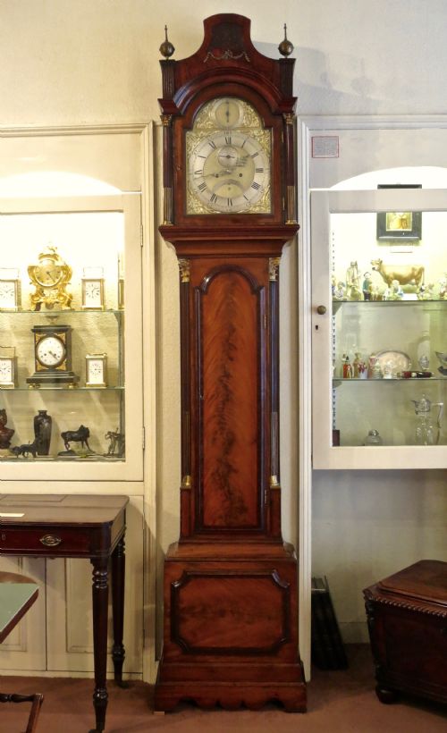 A Superb "London" Mahogany Longcase Clock