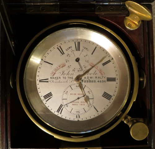 fig 1. 19TH CENTURY 54-HOUR MARINE CHRONOMETER