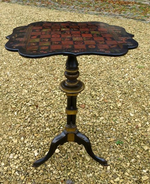 Unusual Chess/games Table by Gillows